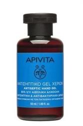 Apivita Antiseptic Hand Gel Αντισηπτικό Gel Χεριών με 80% v/v Αιθυλική Αλκοόλη 50ml