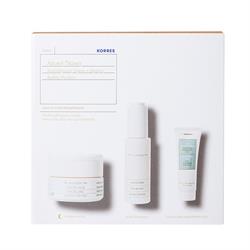 Korres Set Ορός Προσώπου 30ml & Λευκή Πεύκη Κρέμα Νύχτας Ώριμες Επιδερμίδες/ Όλοι οι Τύποι Δέρματος 40ml & Τσάι Ολύμπου Γαλάκτωμα Καθαρισμού 3 in 1, 16ml