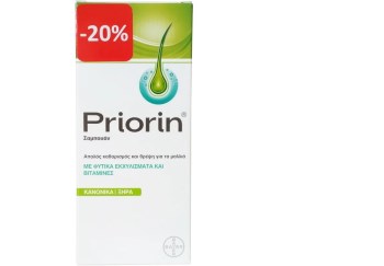 Priorin Σαμπουάν για Κανονικά/Ξηρά Μαλλιά 200ml (Sticker -20%)