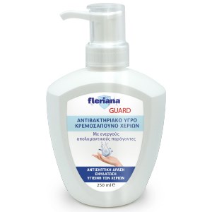 Power Health Fleriana Guard Αντιβακτηριακό Κρεμοσάπουνο Χεριών με Ισχυρή Αντισηπτική Δράση, 250ml με αντλία