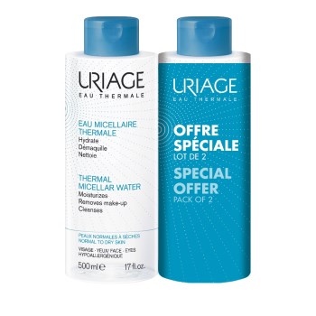 Uriage Duo Eau Micellaire Thermale PN/Dry Skin 2X500ml