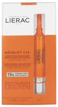 Lierac Mésolift C15 Extemporaneous Anti-Fatigue Revitalizing Concentrate 2x15 ml