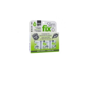 Intermed Slimfix Pocket Size Γλυκαντικό Υγρό Εναλλακτικό της Ζάχαρης Στέβια 3x20ml