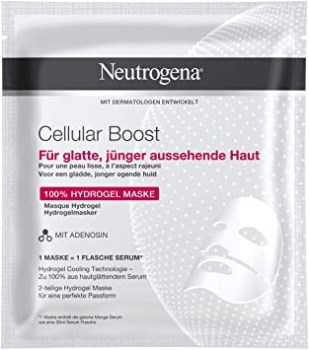 Neutrogena Cellular Boost 100% hydrogel mask Μάσκα Προσώπου Αναδόμησης νέας γενιάς 30ml