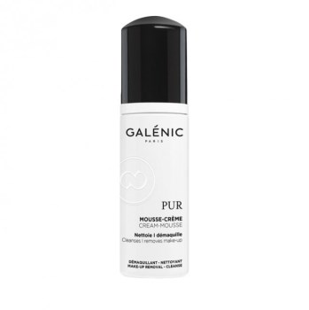 Galenic Pur Mousse Crème Nettoyante Démaquillante Aφρός καθαρισμού 150ml