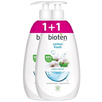 Bioten Cotton Extract 700ml 1+1 shower gel