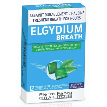 Elgydium Breath 12 παστίλιες Χωρίς Ζάχαρη 30gr