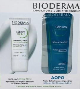 Bioderma Promo Sebium Global 30ml + Sebium Gel Moussant 45ml