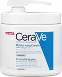 CeraVe Moisturising Cream Ενυδατική Κρέμα για Ξηρό έως Πολύ Ξηρό Δέρμα με Αντλία, 454gr