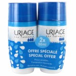 Uriage PROMO Deodorant Roll-On Power 3 Αντιιδρωτικό Αποσμητικό, 2 x 50ml