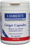 Lamberts Ginger 120mg 60 caps– Συμπλήρωμα Διατροφής με Εκχύλισμα Τζίντζερ