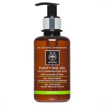 Apivita Cleansing Gel Καθαρισμού Λιπαρές/Μικτές με Πρόπολη & Lime 200ml