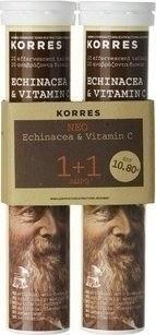 Korres Echinacea & Vitamin C 2 x 18 Αναβράζοντα Δισκία