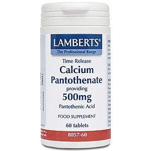 Lamberts Calcium Pantothenate 500mg 60 tabs