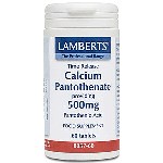 Lamberts Calcium Pantothenate 500mg 60 tabs