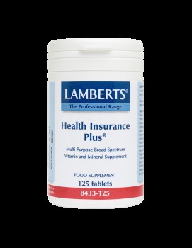 Lamberts Health Insurance Plus Πολυβιταμίνη 125 tabs