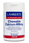 Lamberts Chewable Calcium 400mg 60tabs