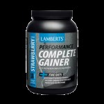 Lamberts Performance Complete Gainer Whey Protein Fine Oats, 1816g-γεύση Φράουλα