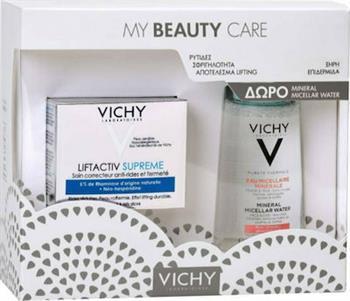 Vichy My Beauty Care Liftactiv Supreme 50ml & Mineral Micellar Water Sensitive Skin 100ml