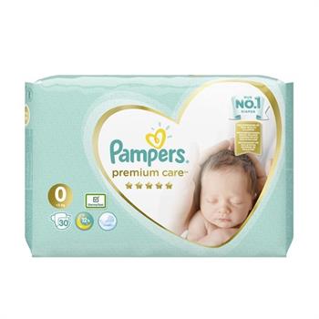 Pampers Premium Care No 0 (0-3Kg) 30τμχ