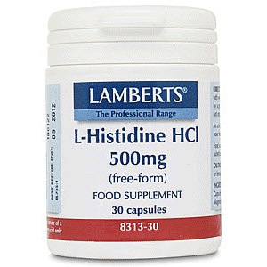 Lamberts L-Histidine HCI Ιστιδίνη 500mg 30 caps