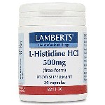 Lamberts L-Histidine HCI Ιστιδίνη 500mg 30 caps