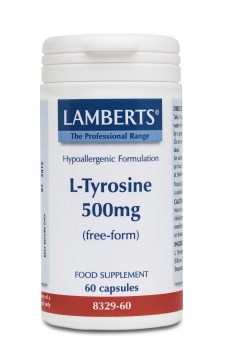 Lamberts L-Tyrosine 500mg 60 caps