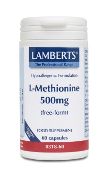 Lamberts L-Methionine 500mg 60 caps