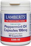 Lamberts Peppermint Oil 100mg 90caps – Συμπλήρωμα Διατροφής με Έλαιο Πιπερόριζας