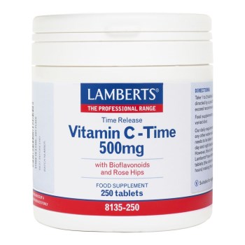 Lamberts Vitamin C-Time Release 500mg, 250 Tabs