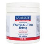 Lamberts Vitamin C-Time Release 500mg, 250 Tabs
