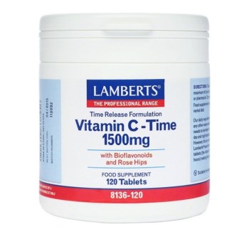 Lamberts Vitamin C Time Release 1500mg 120 Ταμπλέτες