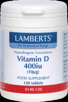 Lamberts Vitamin D 400IU 120 tabs