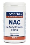 Lamberts NAC (Ν-Acetyl Cysteine) 600mg 90 Caps