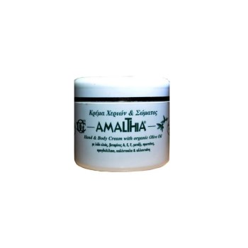 Amalthia Κρέμα Χεριών & Σώματος με Οργανικό Λάδι Ελιάς & Αλόη 150ml