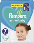 Pampers Active Baby Maxi No 7 (15+kg) 40τμχ