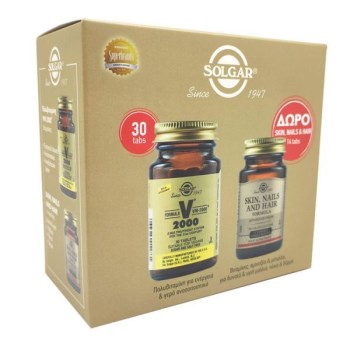 Solgar Formula VM 2000 30tabs PROMO & ΔΩΡΟ Solgar Skin, Nails & Hair 14tabs