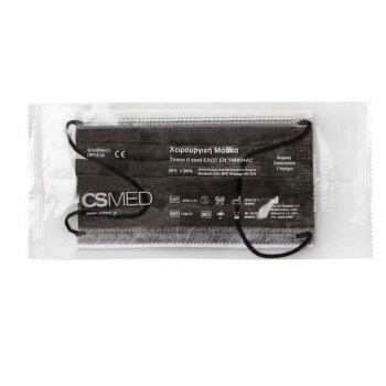 CS Med Disposable Surgical 3-Layer Face Mask Type II Urban Grey 1pc