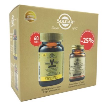 Solgar Promo Formula VM-2000 60Tabs & Ester-C Plus 1000mg 30tabs -25%