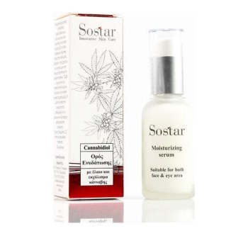 Sostar Cannabidiol Serum Ορός Eνυδάτωσης Προσώπου με Έλαιο Κάνναβης 30ml