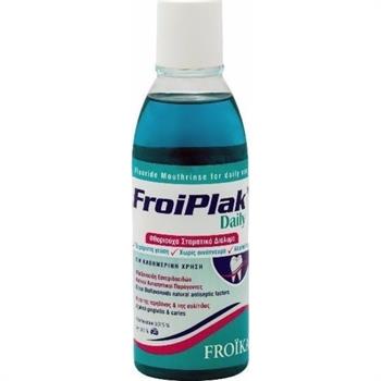 Froika Froiplak Daily Φθοριούχο Διάλυμα κατά της Τερηδόνας & της Ουλίτιδας 500ml 1Τεμάχιο