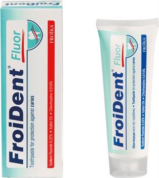 Froika Froident Fluor Φθοριούχος κατά της Τερηδόνας και της Πλάκας 75ml 1Τεμάχιο