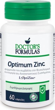 Doctor`s Formulas Optimum Zinc 60 κάψουλες