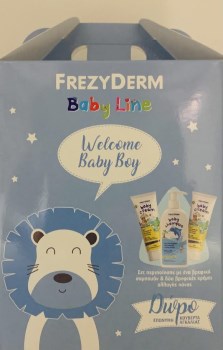 Frezyderm PROMO Για Αγόρι Baby Shampoo Βρεφικό Σαμπουάν 300ml - Baby Cream Κρέμα Για Την Αλλαγή Πάνας 2x175ml - ΔΩΡΟ Κουβέρτα Αγκαλιάς