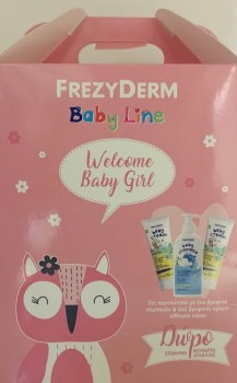 Frezyderm PROMO Για Κορίτσι Baby Shampoo Βρεφικό Σαμπουάν 300ml - Baby Cream Κρέμα Για Την Αλλαγή Πάνας 2x175ml - ΔΩΡΟ Κουβέρτα Αγκαλιάς