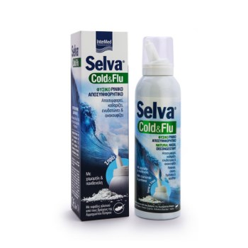 Selva Cold & Flu Natural Nasal Spray 150ml (Φυσικό Ρινικό Αποσυμφορητικό)