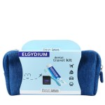 Dental Travel Kit με Οδοντόκρεμα 38ml & Οδοντόβουρτσα pocket & Νήμα Clinic Black 5m & ΔΩΡΟ Μπλε Νεσεσέρ