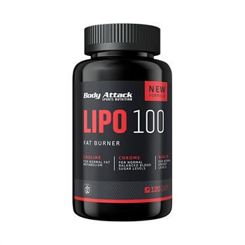 Body Attack Lipo 100 Fat Burner 120caps