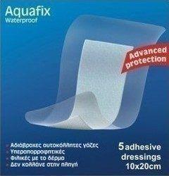Kessler Clinica Aquafix - Αδιάβροχες Αυτοκόλλητες Γάζες - 10 x 20 cm - 4 τμχ