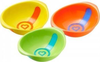 Munchkin White Hot Bowls 3 Σετ Μπολ γεύματος με Ένδειξη Θερμότητας 6m+ 3τμχ